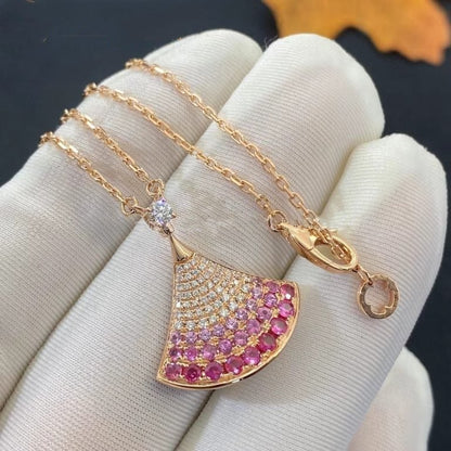 [Love Lucky] DREAM HALSKETTE ROSA GOLD ROSA DIAMANT