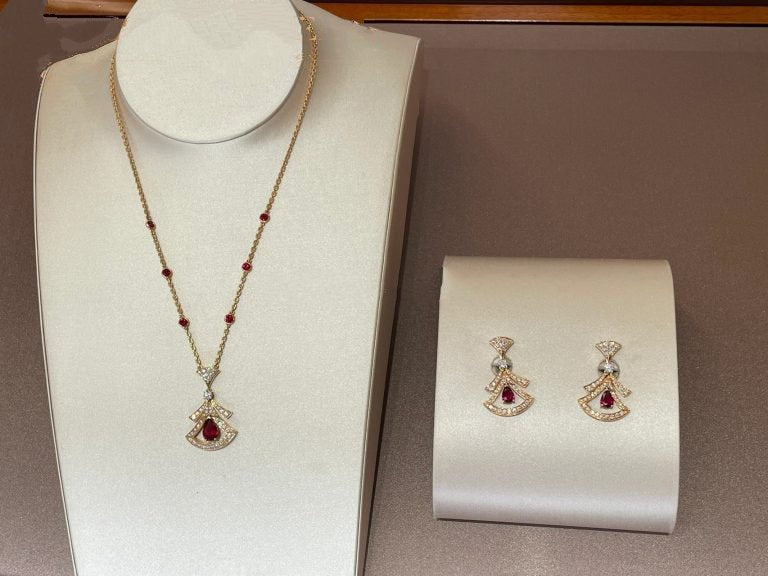 [Love Lucky] TRAUM-HALSKETTE KARNEOL DIAMANT ROTGOLD