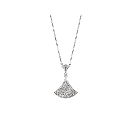 [Love Lucky]DREAM NECKLACE SILVER FULL DIAMOND