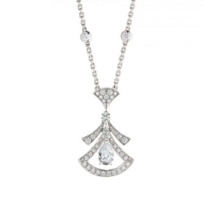 [Love Lucky] TRAUMKETTE WEIßER DIAMANT SILBER