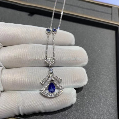 [Love Lucky]DREAM NECKLACE AGATE DIAMOND SILVER