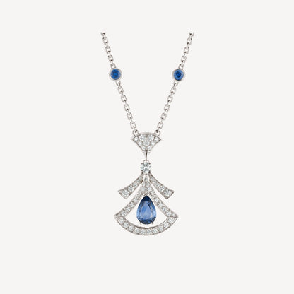[Love Lucky]DREAM NECKLACE AGATE DIAMOND SILVER