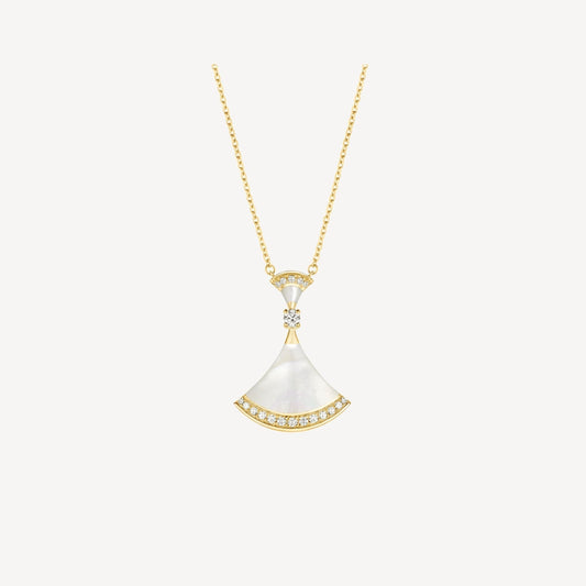 [Love Lucky]DREAM NECKLACE MOP GOLD DIAMOND