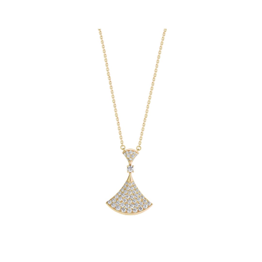 [Love Lucky] DREAM HALSKETTE GOLD VOLLER DIAMANT