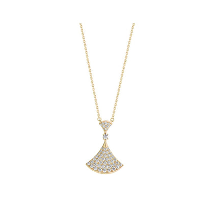 [Love Lucky] DREAM HALSKETTE GOLD VOLLER DIAMANT
