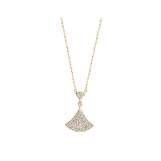 [Love Lucky] DREAM HALSKETTE GOLD VOLLER DIAMANT