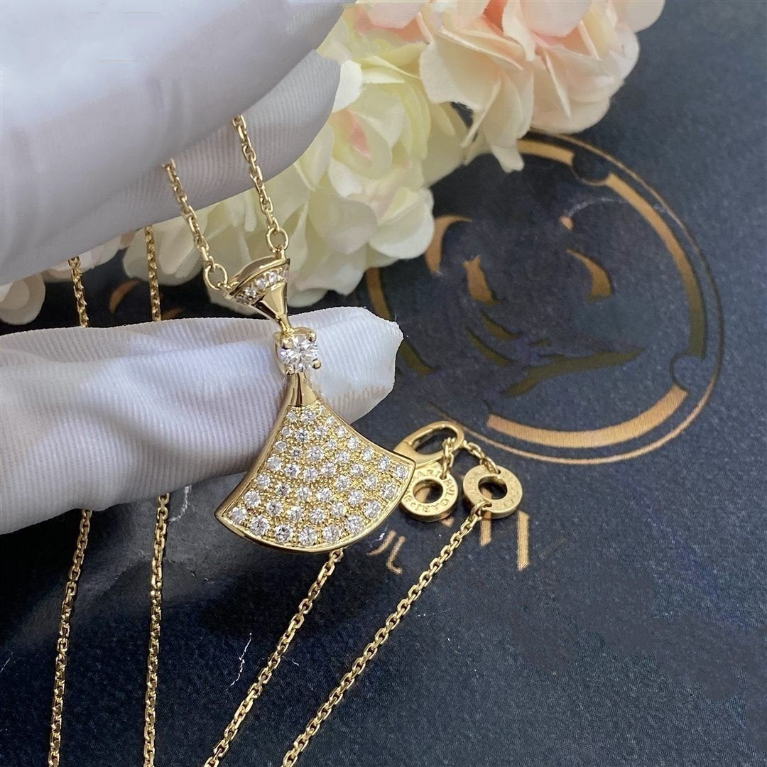 [Love Lucky] DREAM HALSKETTE GOLD VOLLER DIAMANT