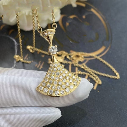 [Love Lucky] DREAM HALSKETTE GOLD VOLLER DIAMANT