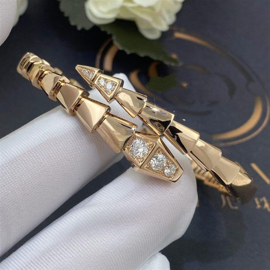 [Love Lucky]SERPENTI BRACELET DIAMONDS PINK GOLD