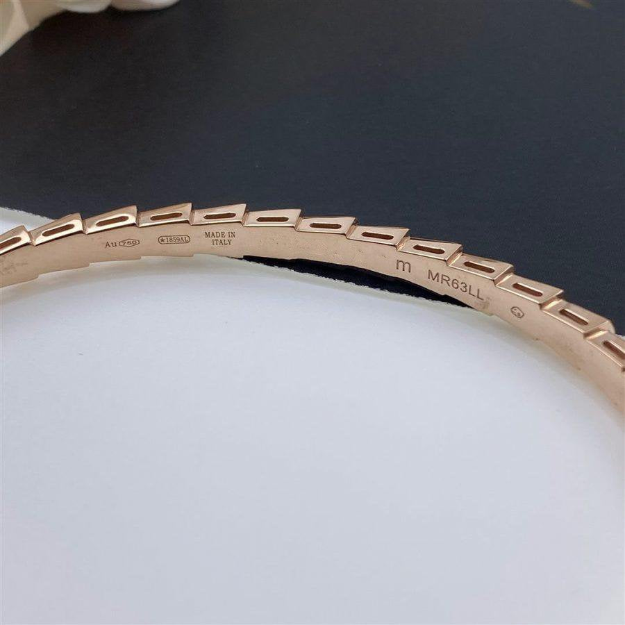 [Love Lucky]SERPENTI ARMBAND ROTGOLD MOP DIAMANT 