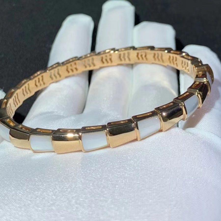 [Love Lucky]SERPENTI ARMBAND ROSA GOLD MOP
