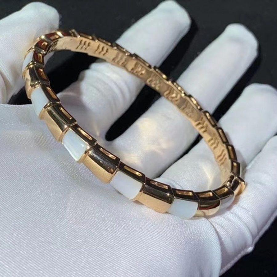 [Love Lucky]SERPENTI ARMBAND ROSA GOLD MOP