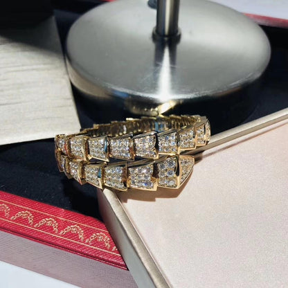 [Love Lucky]SERPENTI ARMBAND 8MM GOLD DIAMANT