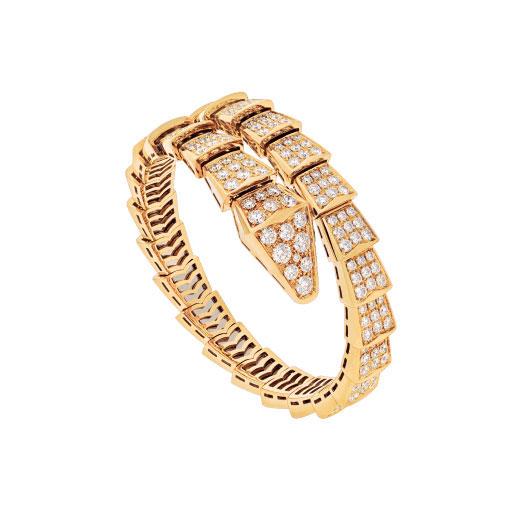 [Love Lucky]SERPENTI ARMBAND 8MM GOLD DIAMANT