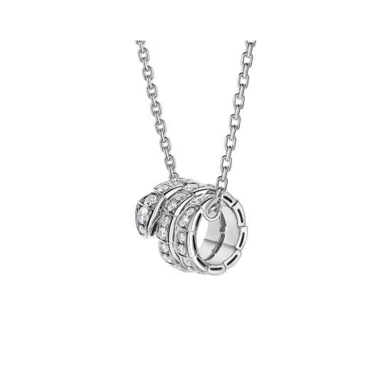 [Love Lucky]SERPENTI HALSKETTE DOPPELRING DIAMANT