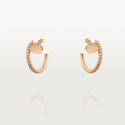 [Love Lucky]JUSTE Ohrringe 12,75 mm Roségold Diamant