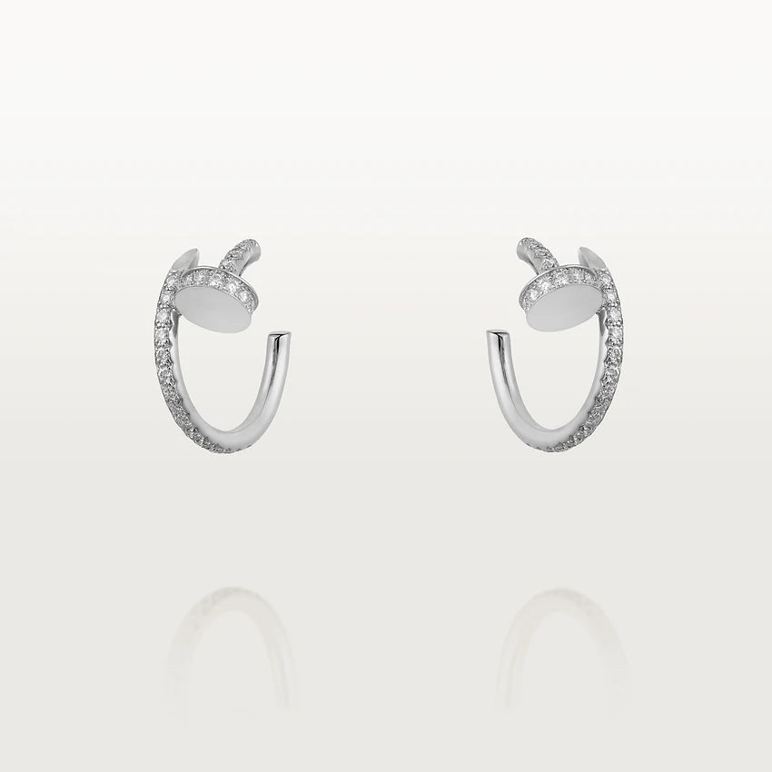 [Love Lucky]JUSTE OHRRINGE 12,75MM SILBER DIAMANT