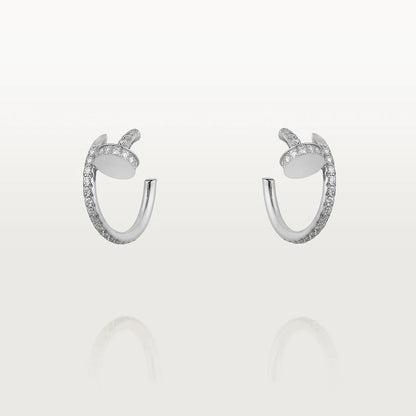 [Love Lucky]JUSTE OHRRINGE 12,75MM SILBER DIAMANT