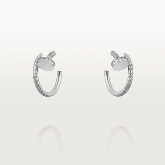 [Love Lucky]JUSTE OHRRINGE 12,75MM SILBER DIAMANT