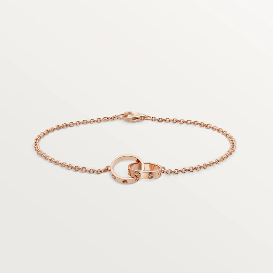 [Love Lucky]LOVE BRACELET DOUBLE RING