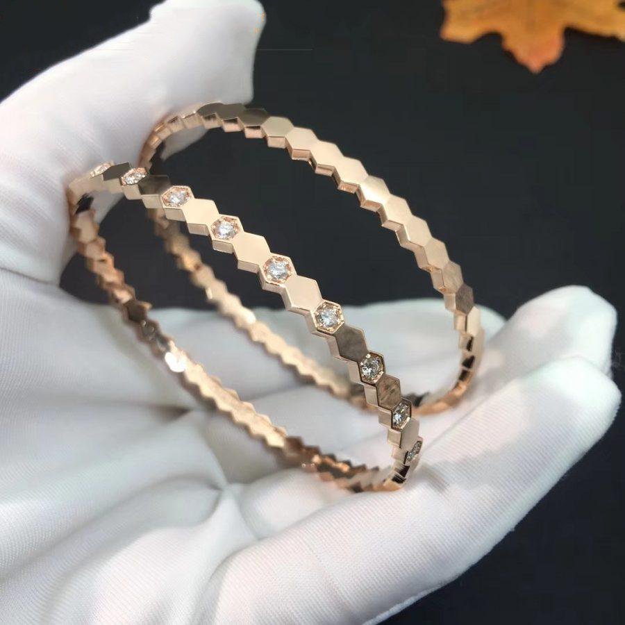 [Love Lucky] BEE LOVE ROSÉGOLD DIAMANTARMBAND 