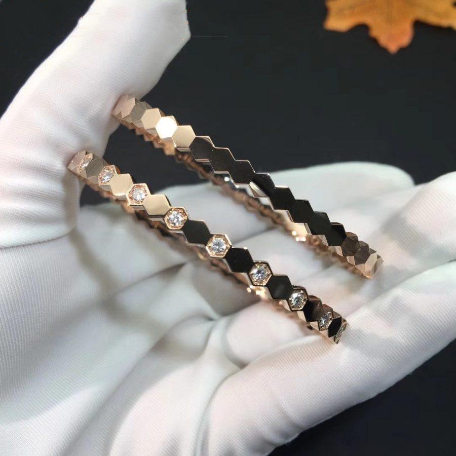 [Love Lucky] BEE LOVE ROSÉGOLD DIAMANTARMBAND 