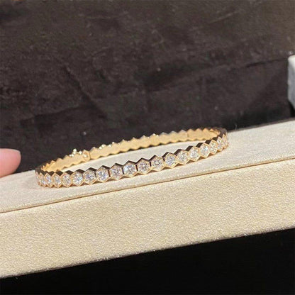 [Love Lucky] BEE LOVE GOLD ARMBAND VOLLER DIAMANT 