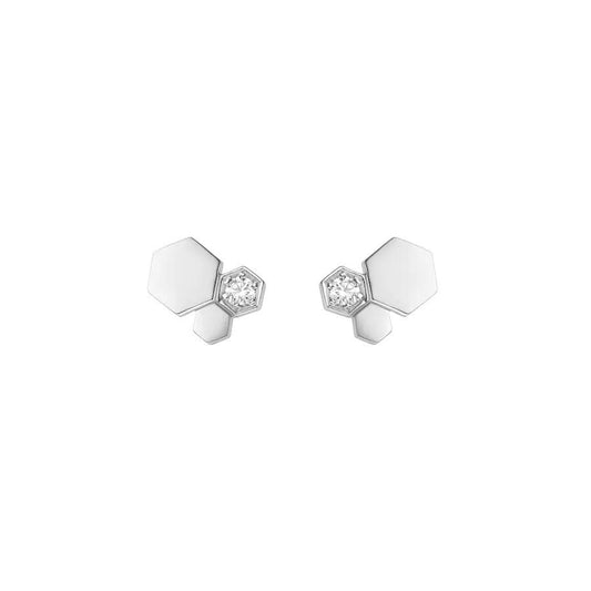 [Love Lucky] BEE LOVE SILBER DIAMANT OHRRINGE