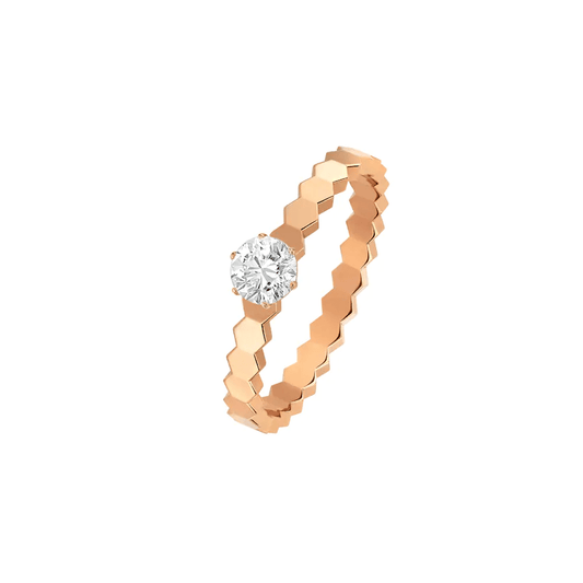 [Love Lucky] BEE LOVE RING ROSA GOLD 1 DIAMANT
