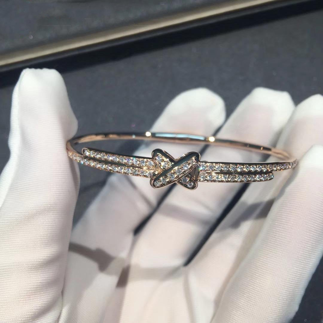 [Love Lucky]JEUX DE BRACELET DIAMANTEN ROTGOLD