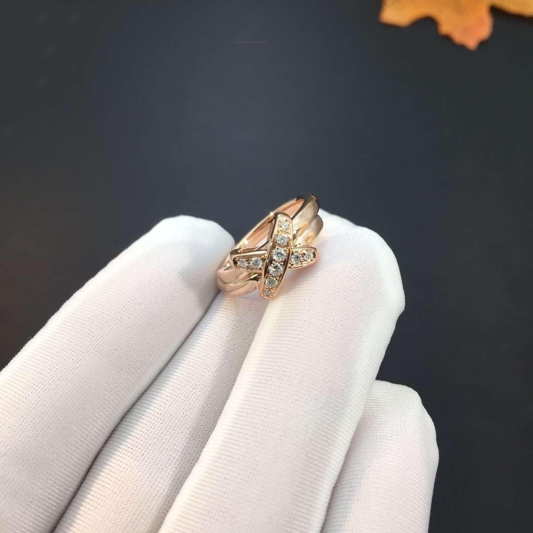 [Love Lucky]JEUX DE PINK GOLD DIAMOND RING