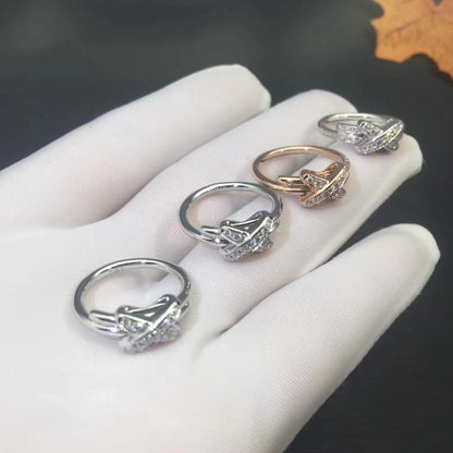 [Love Lucky]JEUX DE SILVER DIAMOND RING