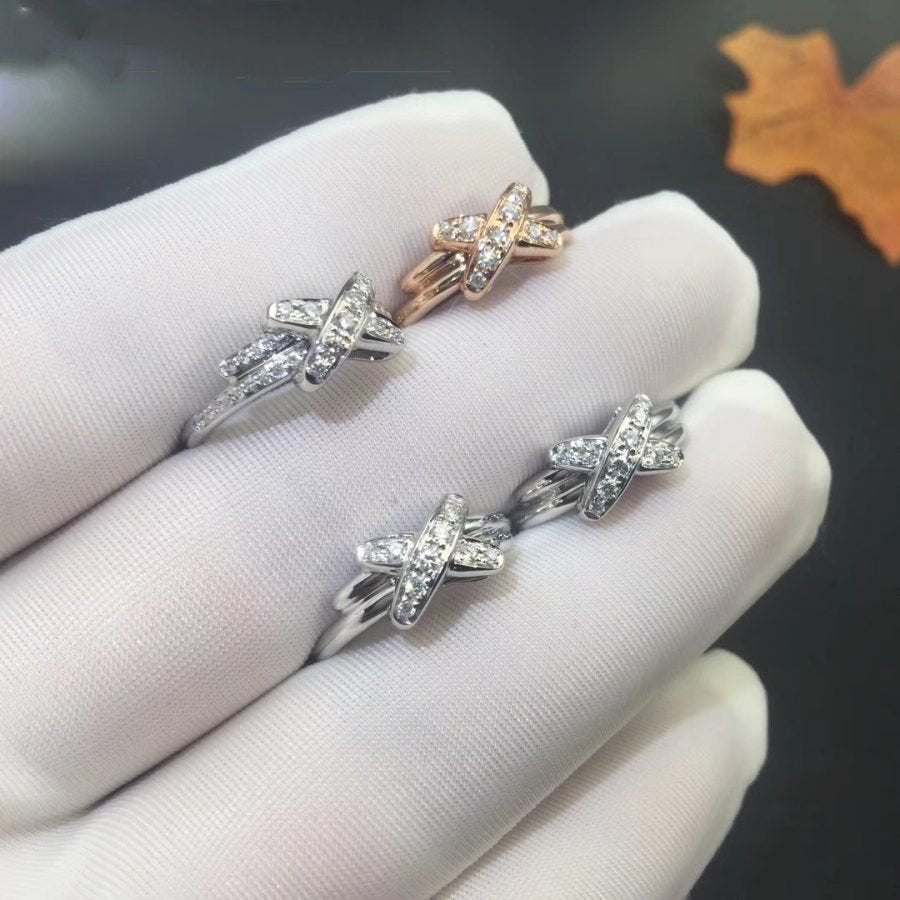 [Love Lucky]JEUX DE SILVER DIAMOND RING