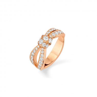 [Love Lucky] LIENS ROSÉGOLD-DIAMANTRING
