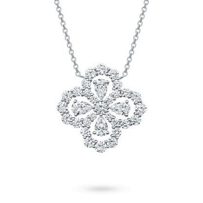 [Love Lucky] LOOP HALSKETTE VOLLMOTIV DIAMANT 16MM MEHRERE FARBEN