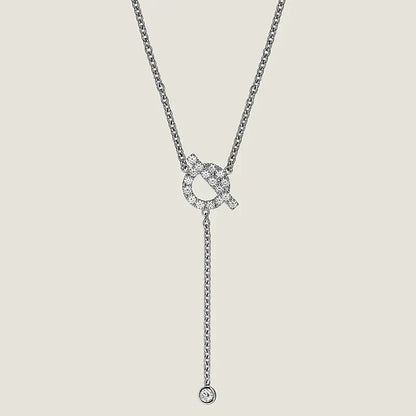 [Love Lucky]FINESSE SILBER DIAMANT HALSKETTE