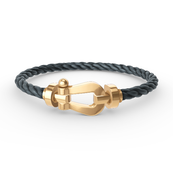 [Love Lucky]FORCE GROSSES HUFEISENARMBAND OHNE DIAMANT GOLD
