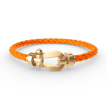 [Love Lucky]FORCE GROSSES HUFEISENARMBAND OHNE DIAMANT GOLD