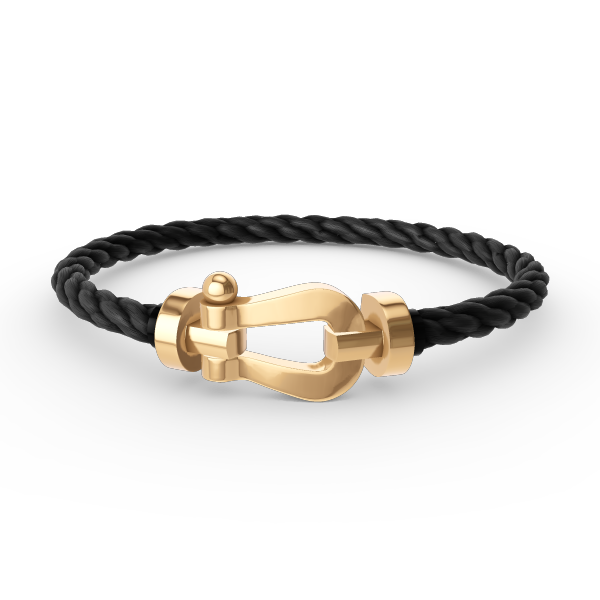 [Love Lucky]FORCE GROSSES HUFEISENARMBAND OHNE DIAMANT GOLD