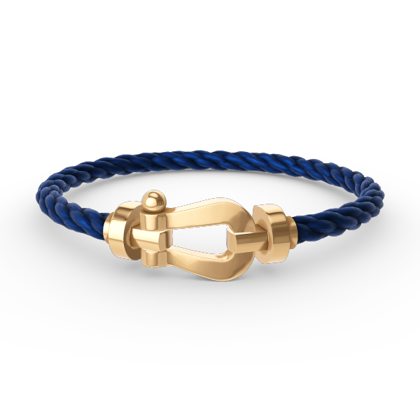 [Love Lucky]FORCE GROSSES HUFEISENARMBAND OHNE DIAMANT GOLD