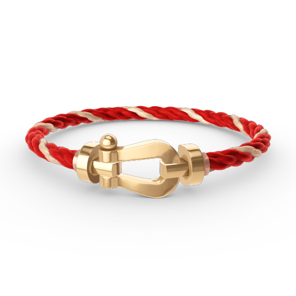 [Love Lucky]FORCE GROSSES HUFEISENARMBAND OHNE DIAMANT GOLD