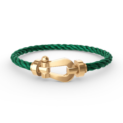 [Love Lucky]FORCE GROSSES HUFEISENARMBAND OHNE DIAMANT GOLD
