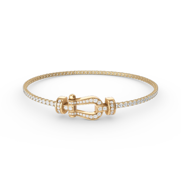 [Love Lucky]FORCE  HORSESHOE  DIAMOND TENNIS BRACELET