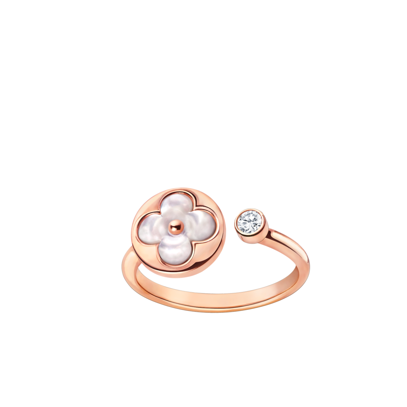 [Love Lucky]SUN 1 DIAMANT PINK MOP RING