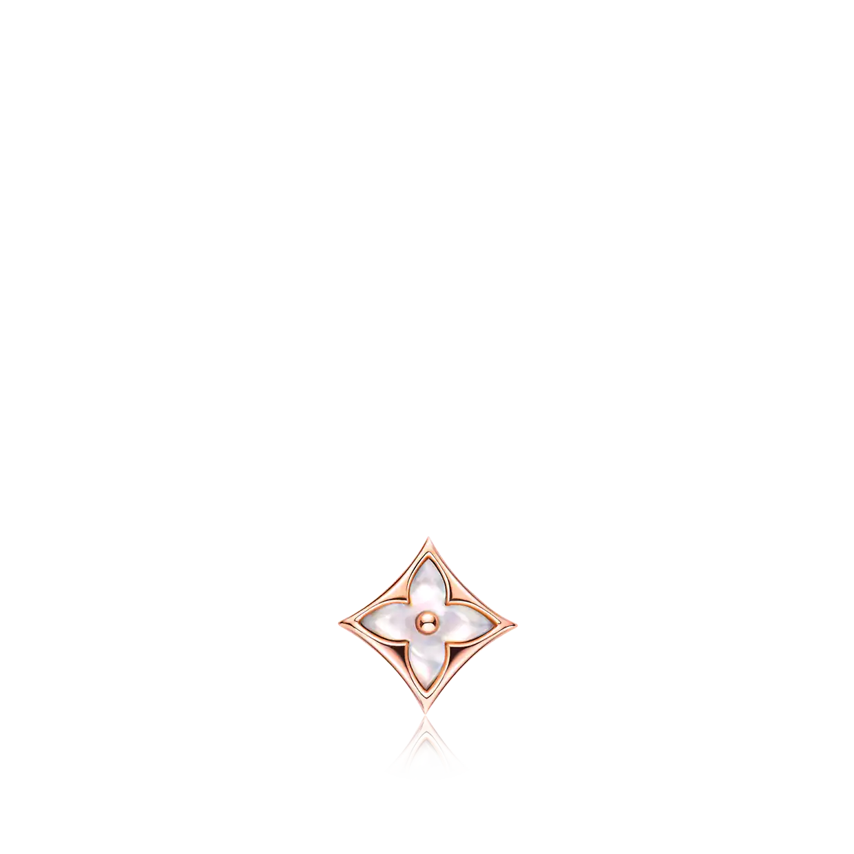 [Love Lucky] STAR MOP ROSA GOLD OHRRINGE