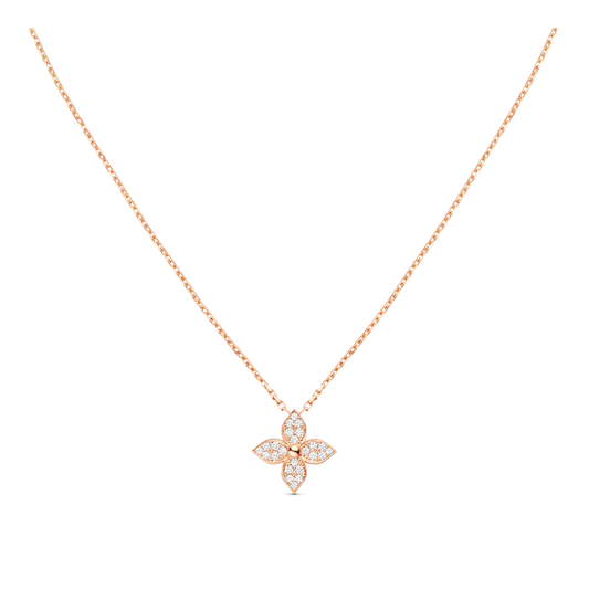 [Love Lucky]Stern-Diamant-Halskette