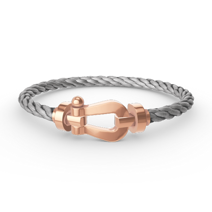 [Love Lucky]FORCE GROSSES HUFEISENARMBAND OHNE DIAMANT ROSÉGOLD