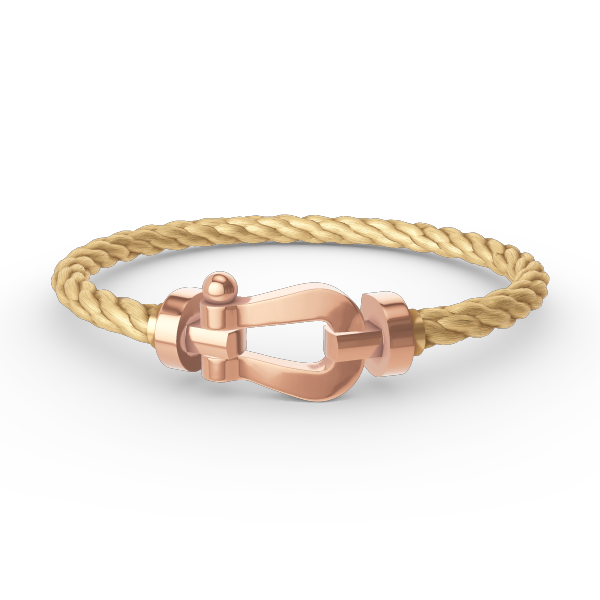 [Love Lucky]FORCE GROSSES HUFEISENARMBAND OHNE DIAMANT ROSÉGOLD