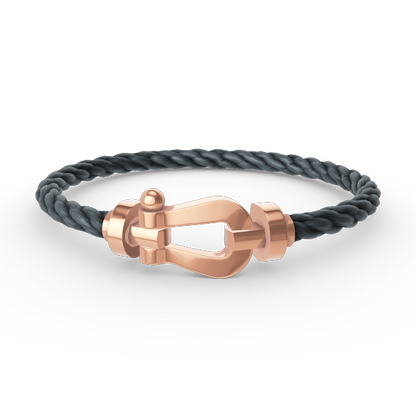 [Love Lucky]FORCE GROSSES HUFEISENARMBAND OHNE DIAMANT ROSÉGOLD