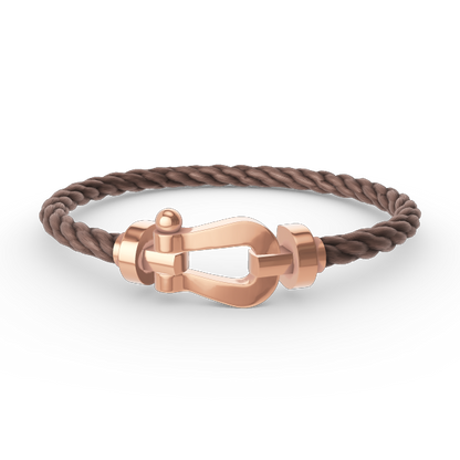 [Love Lucky]FORCE GROSSES HUFEISENARMBAND OHNE DIAMANT ROSÉGOLD